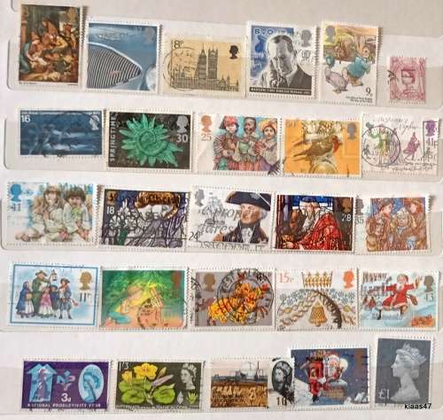 GB - Mixed Lot of 26 Used stamps