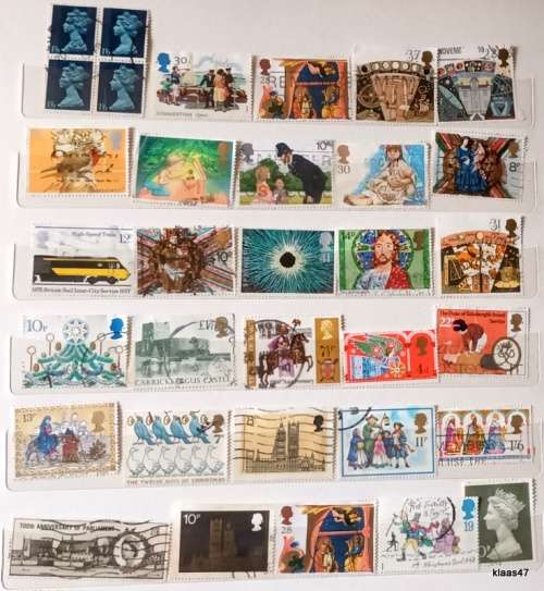 GB - Mixed Lot of 30 Used stamps