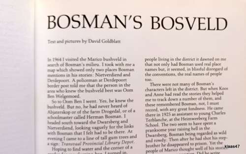 The Illustrated Bosman - Hardcover - Fourth Impression 1988
