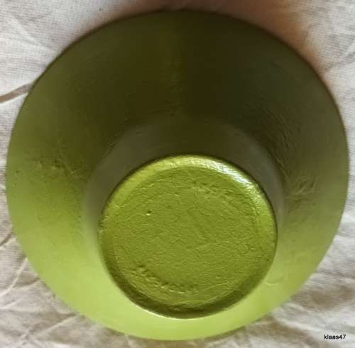 Decopage Art Glass Bowl