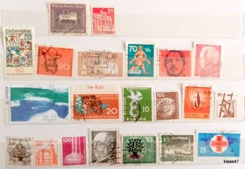 Germany - Mixed Lot of 21 Used stamps