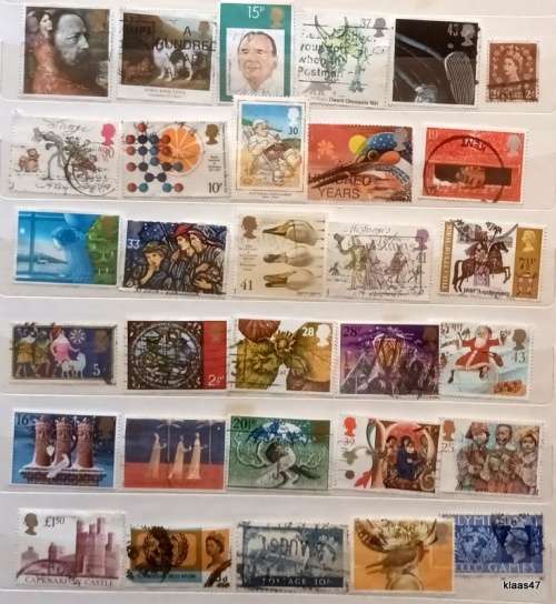 GB - Mixed Lot of 31 Used stamps