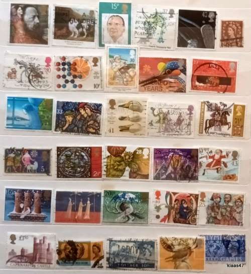 GB - Mixed Lot of 31 Used stamps