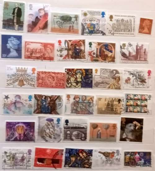 GB - Mixed Lot of 31 Used stamps