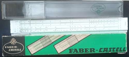 Faber-Castell Slide Rule - Made in Switzerland - Complete with Instruction Leaflet - in Original Box