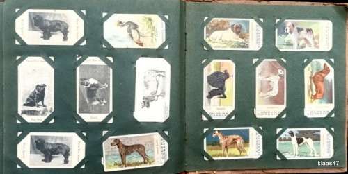 Vintage Cigarette Card Album with 250 Cards (Will`s and Player`s)