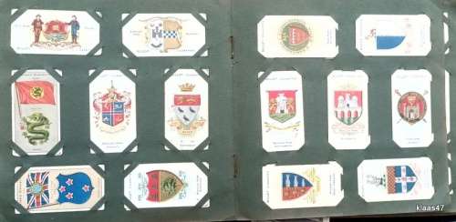 Vintage Cigarette Card Album with 250 Cards (Will`s and Player`s)