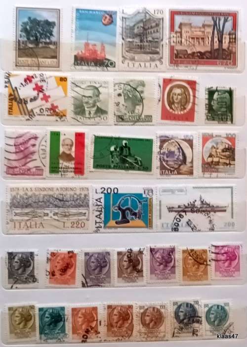 Italy - Mixed Lot of 31 Used stamps