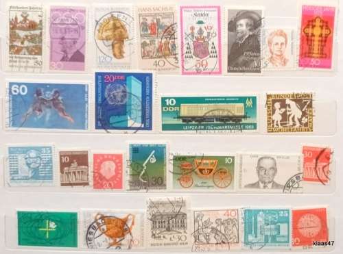 Germany - Mixed Lot of 25 Used stamps