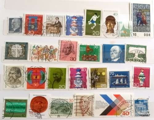Germany - Mixed Lot of 27 Used stamps
