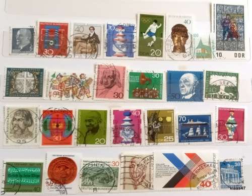 Germany - Mixed Lot of 27 Used stamps