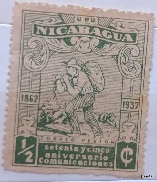 Nicaragua - 1937 - UPU - 1 Unused stamp