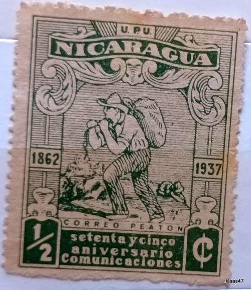 Nicaragua - 1937 - UPU - 1 Unused stamp