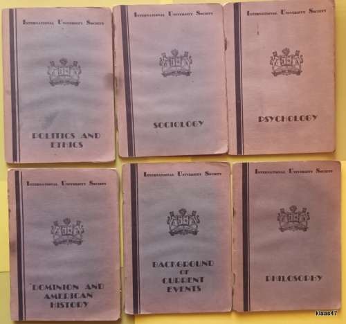 International University Society - 6 Brochures - Undated