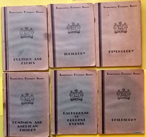 International University Society - 6 Brochures - Undated