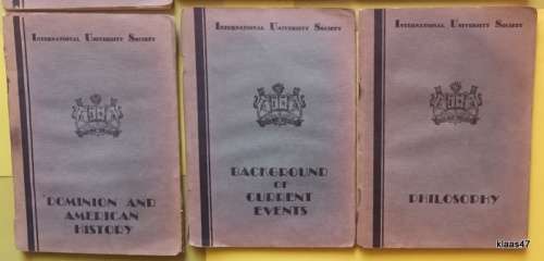 International University Society - 6 Brochures - Undated