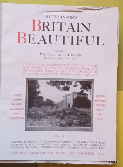 Hutchinson`s Britain Beautiful - Vol. II - Ed: Walter Hutchinson - Hardcover