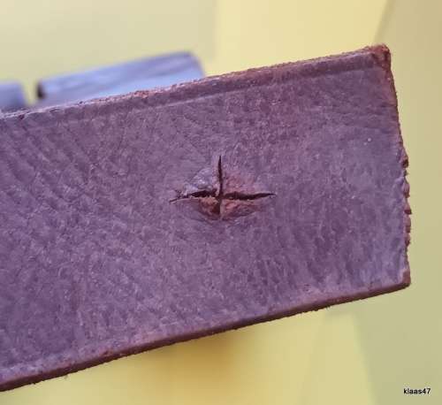 5 Pocket leather ammo bandolier - Stamped Johannesburg South Africa 1942