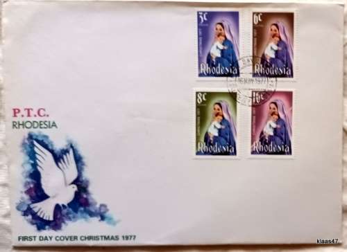 Rhodesia - 1977 - Christmas - FDC