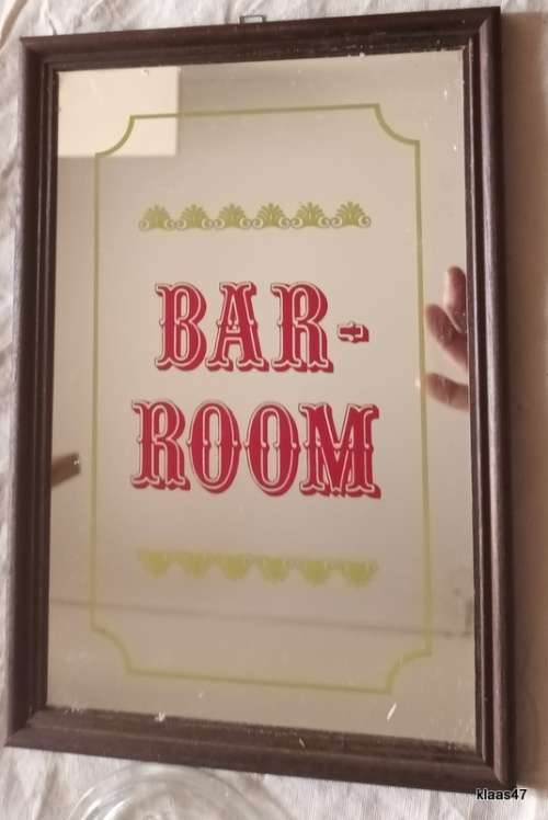 Bar Mirror Sign - Bar-Room