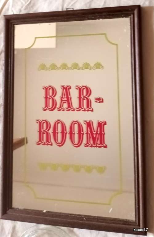 Bar Mirror Sign - Bar-Room