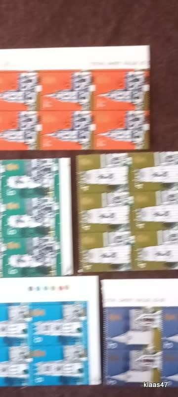 GB - 1972 - Village Churches - 5 Blocks of 6 Mint stamps (30 stamps)