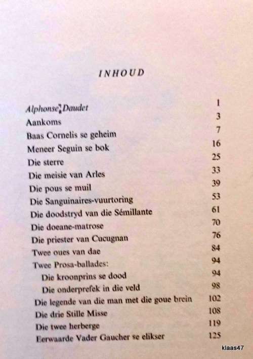 Briewe Uit My Meul - Alphonse Daudet - Hardcover 1964 (Vertaal Jan Rabie)