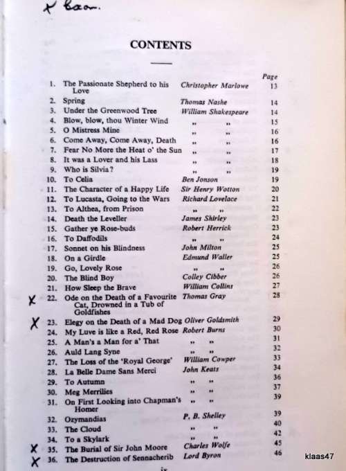 Famous Poems - An Anthology of Old Favourites - Compiled: W G Bebbington - Hardcover