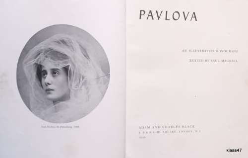 Pavlova - An Illustrated Monograph - Ed: Paul Magriel - Hardcover 1948