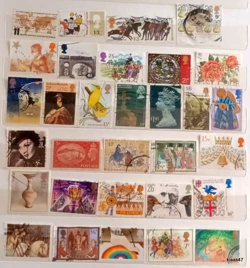 GB - Mixed Lot of 31 Used stamps