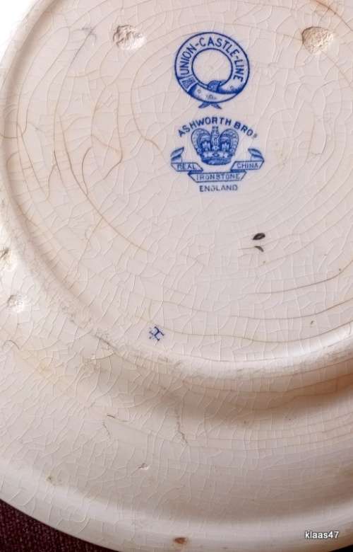 Union Castle Line - Ashworth Brothers - **CHIPPED** See pictures