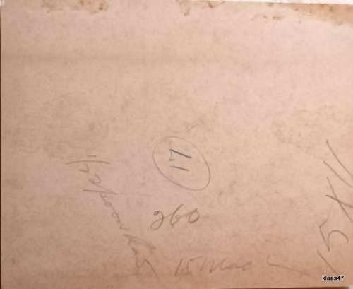 Vintage Photo - Unframed on Cardboard - Portrait of a Young Girl