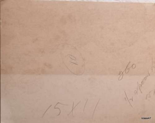 Vintage Photo - Unframed on Cardboard - Portrait of a Young Boy