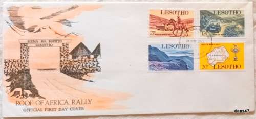 Lesotho - 1969 - Roof of Africa Rally - FDC