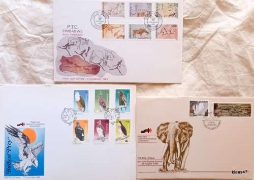 Zimbabwe - Mixed Lot 3 FDC`s (see pictures)