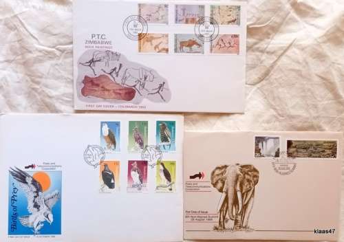 Zimbabwe - Mixed Lot 3 FDC`s (see pictures)