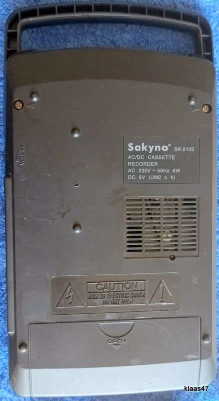 Sakyno - Cassette Tape Recorder - Battery and Mains - Working