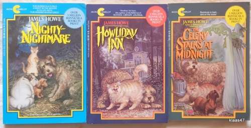 Bunnicula The Vampire Bunny and His Friends - James Howe - 3 Books from Boxed Set of 4