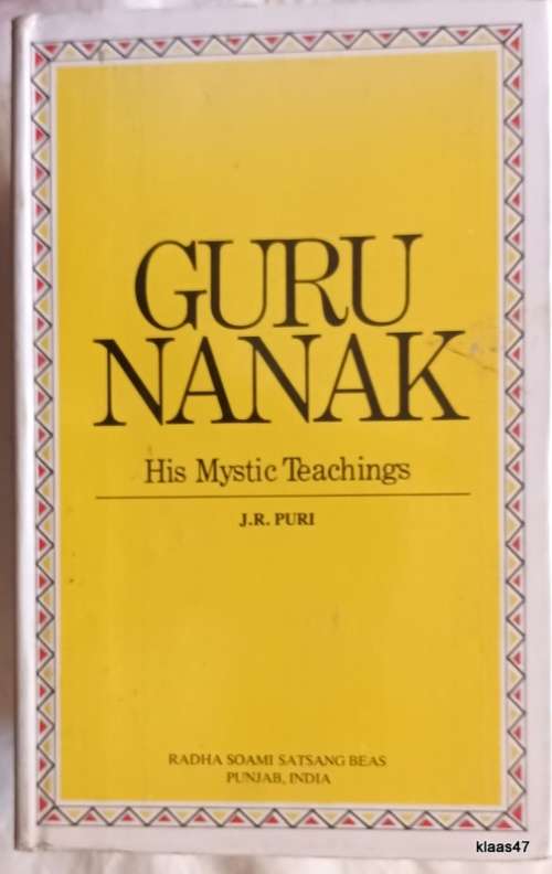Guru Nanak: His Mystic Teachings - JR Puri - Hardcover