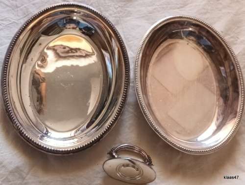 Vintage - Oval Serving Dish - EP - silver plated