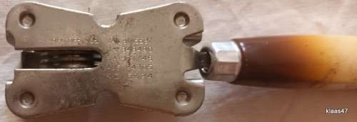 Vintage Knife Sharpener (Wooden Handle)