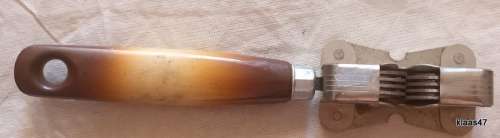 Vintage Knife Sharpener (Wooden Handle)