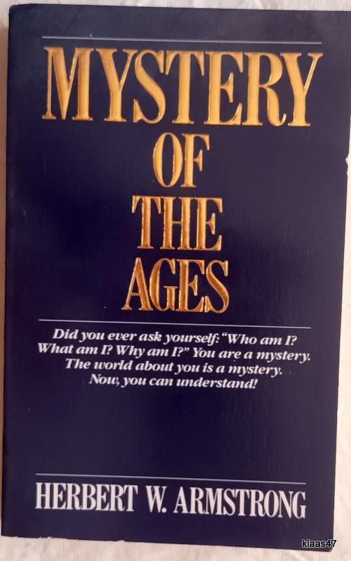 Mystery of the Ages - Herbert W Armstrong - Paperback