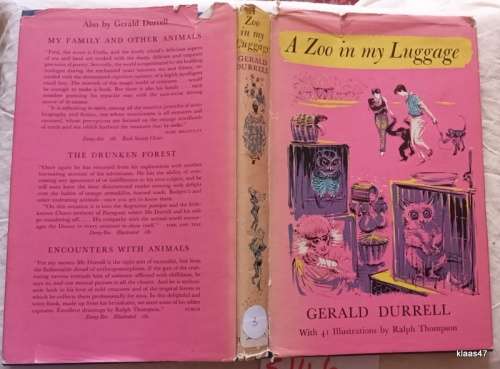 A Zoo in My Lugage - Gerald Durrell - Hardcover 1960