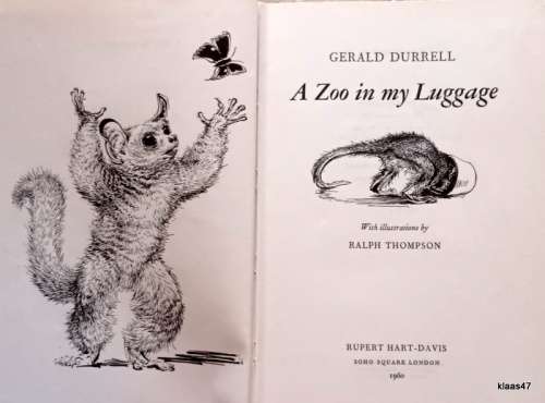 A Zoo in My Lugage - Gerald Durrell - Hardcover 1960