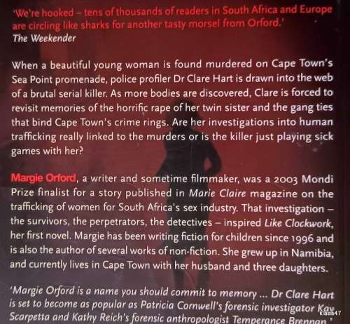 Like Clockwork - Margie Orford - Paperback