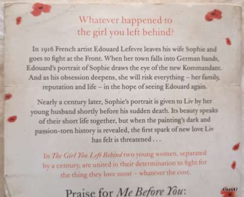 The Girl you Left Behind - Jojo Moyes - Paperback