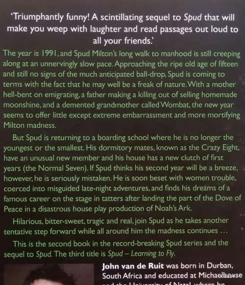 Spud - The Madness Continues... - John van de Ruit - Paperback