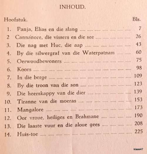 Die Oerwoud Roep - Waldemar Bonsels (Uit Duits vertaal A E Carinus-Holzhausen) Hardeband 1941