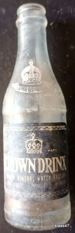 Crown Drink - Kroon Minerale, Robertson - Empty Bottle